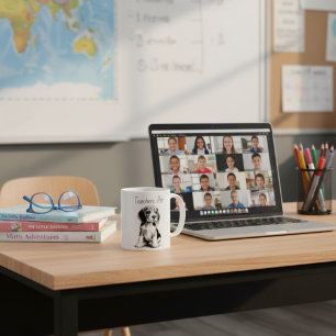 Liebling des Lehrers=Zeichnung von Beagle Kaffeetasse