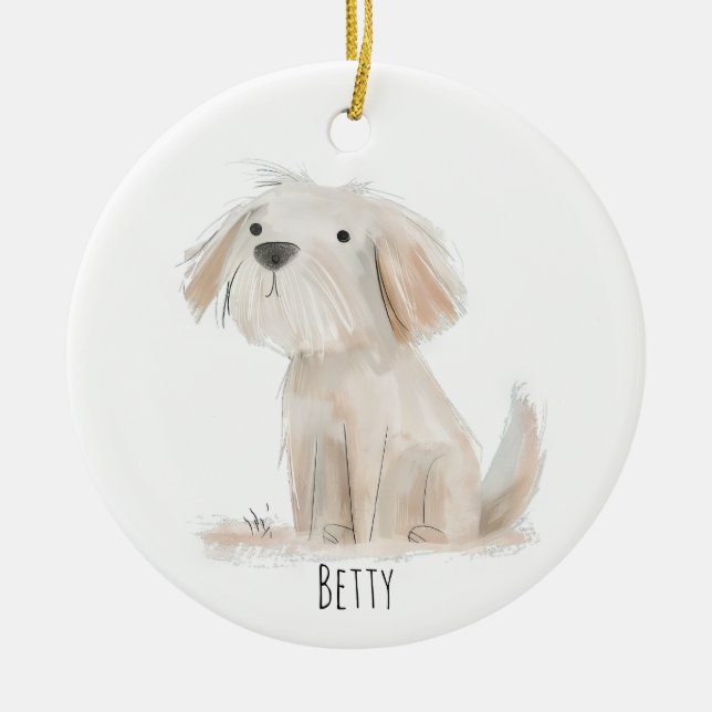 Liebling Keramik Ornament (Vorne)