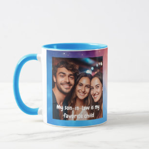 Liebling Schwiegersohn Foto Nachricht Modern 002 Tasse