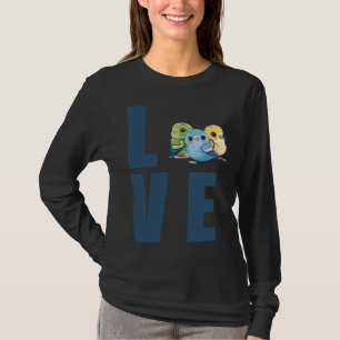 Liebling Wellensittich Mama Sittich Papagei Vogel T-Shirt