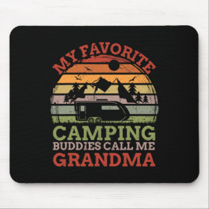 Lieblings-Camping-Kumpels nennen mich Oma Vatertag Mousepad