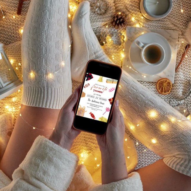 Lieblings-Dinge Party Geschenke Exchange Feiertag  Einladung (Von Creator hochgeladen)