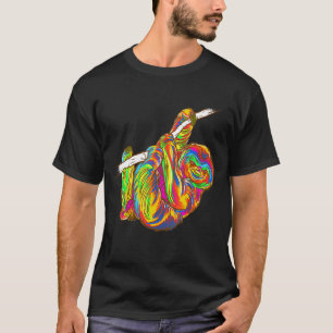 Lieblings-Dschungel, farbenfrohe Schlampe T-Shirt