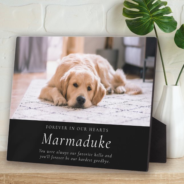 Lieblings-Hallo Hardest Goodbye Pet Memorial Fotoplatte (Von Creator hochgeladen)