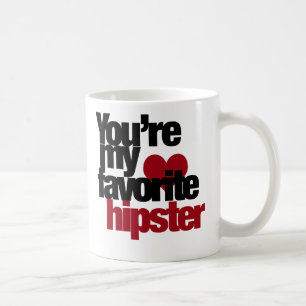 Lieblings-Hipster Kaffeetasse