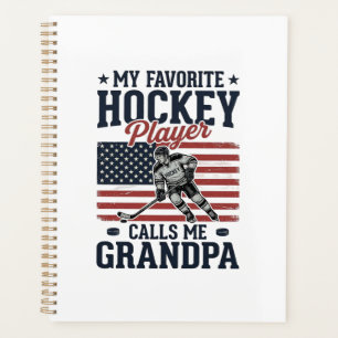 Lieblings-Hockeyspieler nennt mich Opa Vintage-Shi Planer