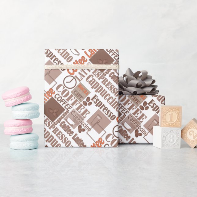 Lieblings-Kaffeepapier Geschenkpapier (Babyparty)