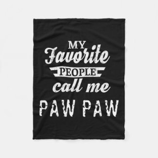 Lieblings-Leute nennen mich Paw Opa Fleecedecke