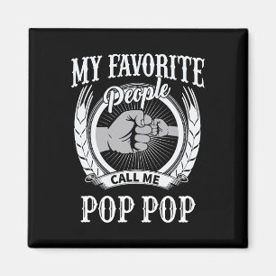 Lieblings-Leute nennen mich Pop Pop Opa Magnet