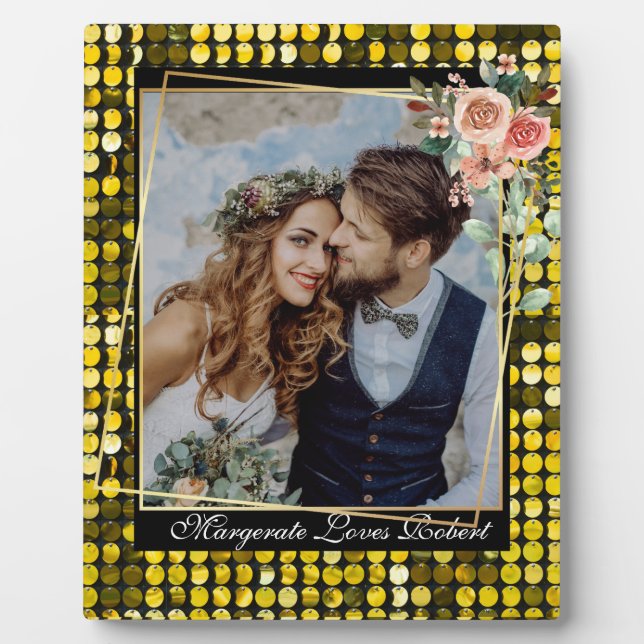 Lieblings-Person I-Liebe Sie Foto Fotoplatte (Vorderseite)