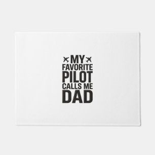 Lieblings-Pilot nennt mich Dad Vintage-Flugzeug-Sh Fußmatte