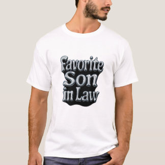 Lieblings-Schwiegersohn Silber-Chrom Flüssigmetall T-Shirt