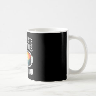 Lieblings-Ski-Kumpels nennen Papa-Shirt Skifahren Kaffeetasse