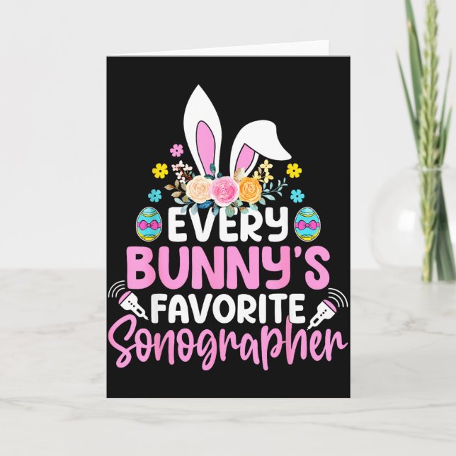 Lieblings-Sonographer-Sonographie-Techniker jedes  Karte (Vorderseite)