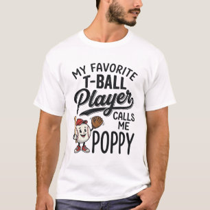 Lieblings-T-Ball-Spieler nennt mich Opa-Shirt-Desi T-Shirt