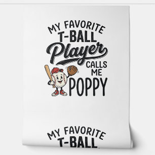 Lieblings-T-Ball-Spieler nennt mich Opa-Shirt-Desi Tapete