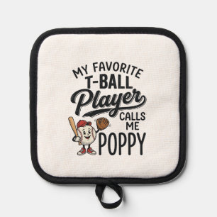 Lieblings-T-Ball-Spieler nennt mich Opa-Shirt-Desi Topflappen
