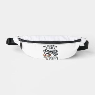 Lieblings-T-Ball-Spieler nennt mich Poppy-Shirt-De Bauchtasche