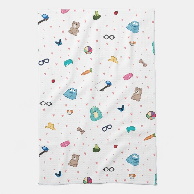 Lieblings-Teetuch des Paddys - Kunst durch Irina Geschirrtuch (Vertikal)