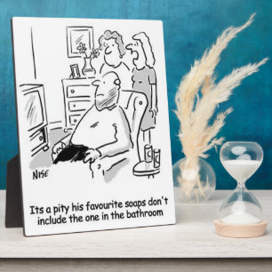 Lieblings-TV-Soaps. Funny Fotoplatte