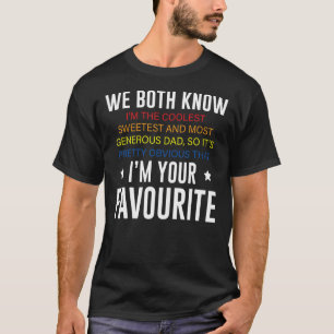 Lieblings-Vater Daddy Pater Stepdad Vatertag So T-Shirt