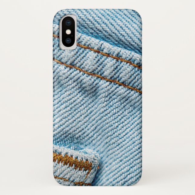 Lieblings-verblasste komfortable Blue Jeans Case-Mate iPhone Hülle (Rückseite)
