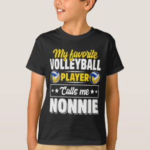 Lieblings-Volleyballspieler nennt Nonnie Mutter T-Shirt