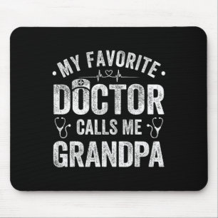 Lieblingsarzt ruft mich Großvater Vatertag an Mousepad