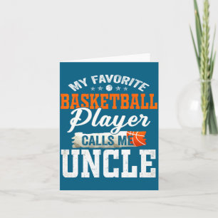Lieblingsbasketballspieler nennt Onkel lustig t Karte