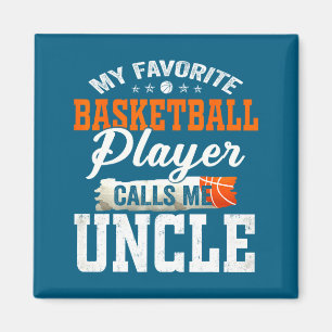 Lieblingsbasketballspieler nennt Onkel lustig t Magnet
