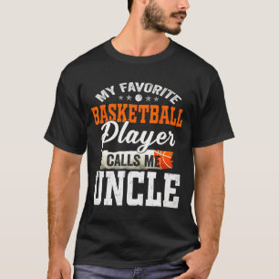 Lieblingsbasketballspieler nennt Onkel lustig t T-Shirt