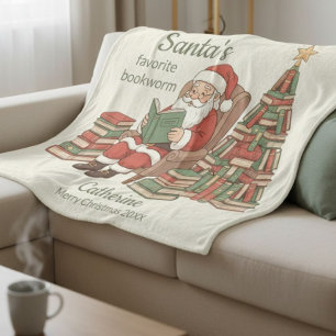 Lieblingsbuchwurm-Weihnachtsname und -jahr von San Fleecedecke