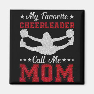 Lieblingscheerleaderin nennt mich Mom Cheer Mom Mu Magnet