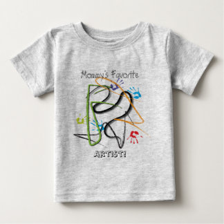 Lieblingsder künstler-T-Shirt der Mama Baby T-shirt