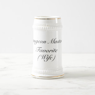 Lieblingsdungeon Master (Ehefrau) Bierglas