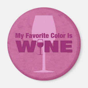 Lieblingsfarbe ist Wein Magnet