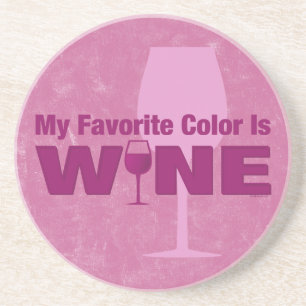Lieblingsfarbe ist Wein Untersetzer