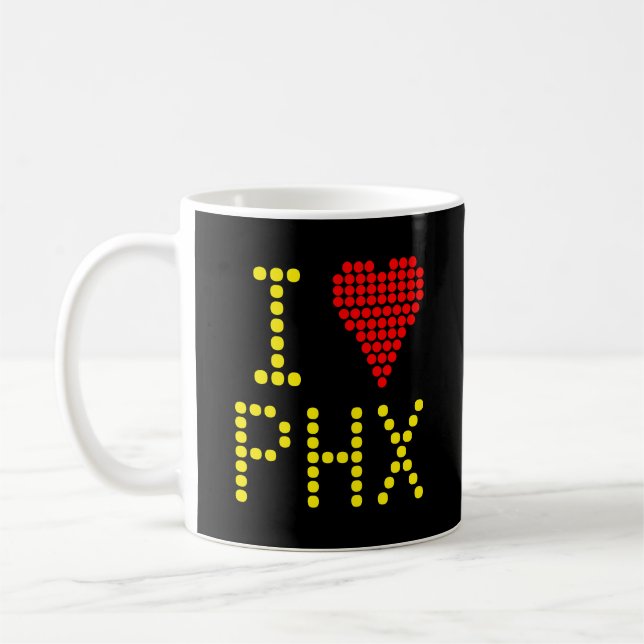 Lieblingsflughafencode-Kaffeetasse Kaffeetasse (Links)