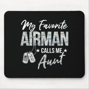 Lieblingsflugmann ruft Tante Luftwaffe Abschluss Mousepad