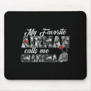 Lieblingsflugzeugführer ruft Oma-Tarnflagge Luftwa Mousepad