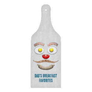 LIEBLINGSFRÜHSTÜCK VATERTAG SCHNEIDEBRETT