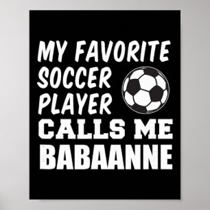 Lieblingsfußballspieler nennt mich Anne türkische  Poster