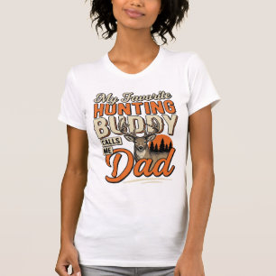 Lieblingsjagdgefährte nennt mich Papa Vintage-Hirs T-Shirt