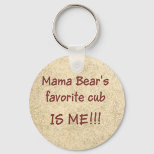 Lieblingsjunges Mutter Bears ist ICH Schlüsselanhänger
