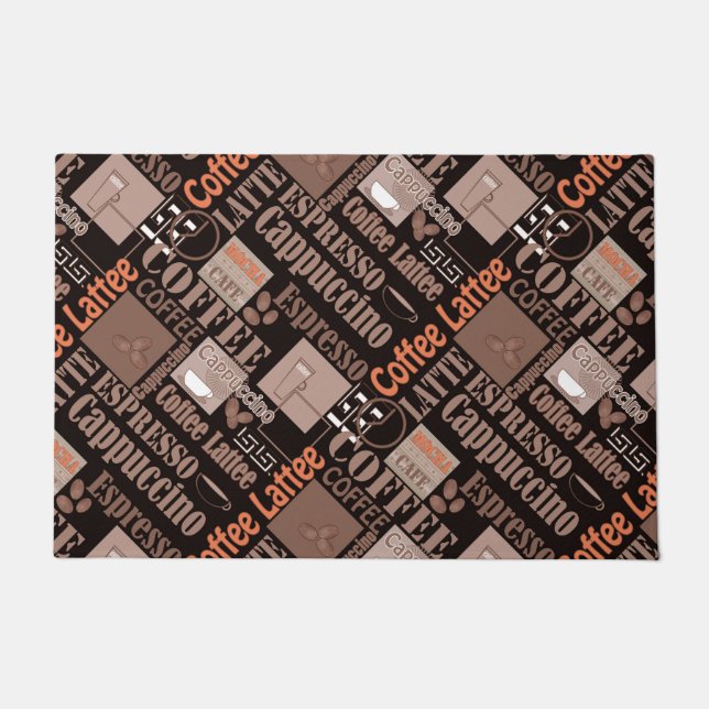 Lieblingskaffee Fußmatte (Vorderseite)