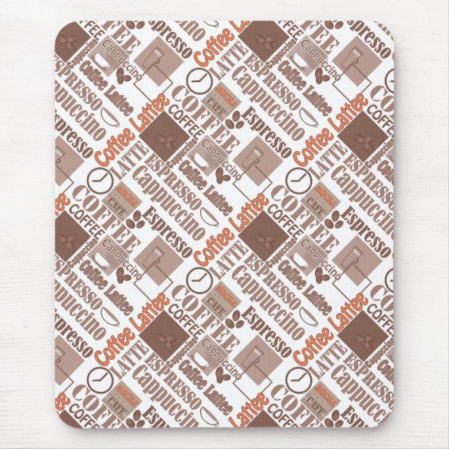 Lieblingskaffee Mousepad (Vorne)