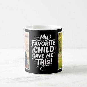 Lieblingskind gab mir dieses 2-Foto-Pinsel-Skript Kaffeetasse