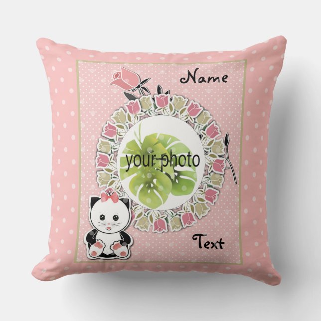 Lieblingskissen , personalisieren , Scrapbook Kissen (Vorderseite)