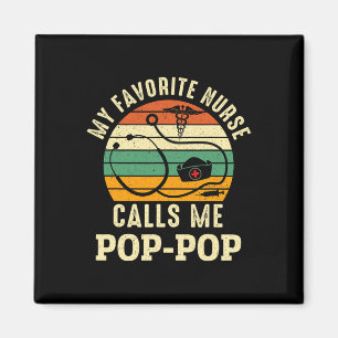 Lieblingskrankenschwester nennt mich Pop-Pop Tag d Magnet