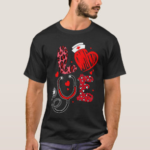 Lieblingskrankenschwester Valentinstag Scrub Valen T-Shirt